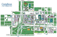 creighton campus map